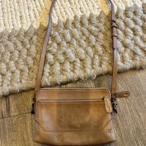 Brown Leather Crossbody Bag